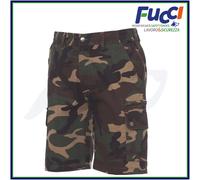 Payper RIMINI SUMMER Bermuda Uomo Cotone Ripstop Multitasche con Tasche Laterali