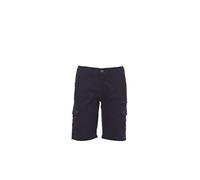 PAYPER Rimini Summer Lady Bermuda da Donna 100% Cotone Tasche Laterali Chiusura con Patta Zip portametro Blu Navy (L)