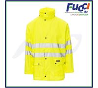 Payper RIVER-JACKET Giacca Antipioggia Impermeabile Alta Visibilità Cappuccio