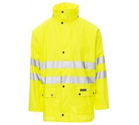 Payper RIVER-JACKET Giacca Impermeabile Alta Visibilità Antipioggia cappuccio