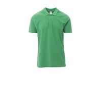 Payper Rome Polo da Uomo a Manica Corta in 100% Cotone Piquet Tre Bottoni (IT, Testo, XL, Regular, Regular, Verde Chiaro)