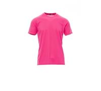 Payper Runner T-Shirt Girocollo da Uomo in Poliestere Dry-Tech Maglietta in Tessuto Tecnico Traspirante per Lavoro e Sport (IT, Testo, XXL, Regular, Regular, 3, Fucsia Fluo)