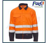 Payper SAFE HI-VI Giacca Alta Visibilità Unisex Twill 250g con Tasche e Badge