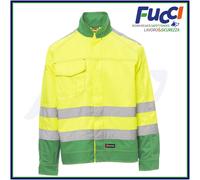 Payper SAFE HI-VI Giacca Alta Visibilità Unisex Twill 250g con Tasche e Badge