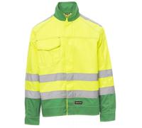 Payper SAFE HI-VI Giacca da Lavoro Giubbino Alta Visibilità Multistagione Unisex