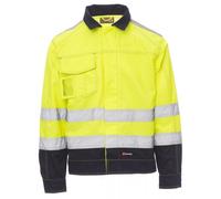Payper SAFE HI-VI Giacca da Lavoro Giubbino Alta Visibilità Multistagione Unisex