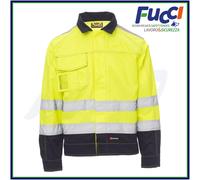 Payper SAFE HI-VI WINTER Giacca Alta Visibilità Satin 295g con Tasche e Badge
