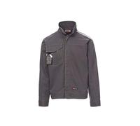 Payper SAFE WINTER Giubbino Giacca invernale uomo donna da lavoro 100% cotone chiusura con bottoni tasca porta smartphone badge Blu Navy