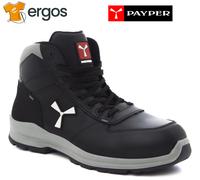 PAYPER Scarpe Sicurezza Lavoro Traspirante Alte Uomo GET FORCE MID S3-LTH Nero