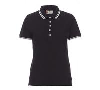 PAYPER SKIPPER LADY Polo Manica Corta Donna cotone Sfiancata Bordini Contrasto
