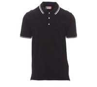 PAYPER SKIPPER Polo da Uomo Manica Corta in cotone 3 bottoni Bordini a Contrasto
