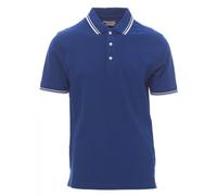 PAYPER SKIPPER Polo da Uomo Manica Corta in cotone 3 bottoni Bordini a Contrasto