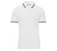 PAYPER SKIPPER Polo da Uomo Manica Corta in cotone 3 bottoni Bordini a Contrasto