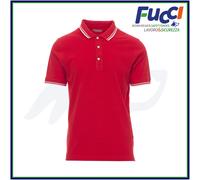 Payper SKIPPER Polo Uomo Cotone Piquet Manica Corta con Bordini a Contrasto