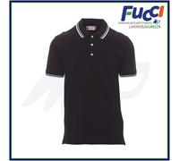 Payper SKIPPER Polo Uomo Cotone Piquet Manica Corta con Bordini a Contrasto