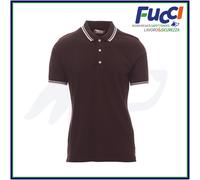 Payper SKIPPER Polo Uomo Cotone Piquet Manica Corta con Bordini a Contrasto