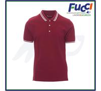 Payper SKIPPER Polo Uomo Cotone Piquet Manica Corta con Bordini a Contrasto