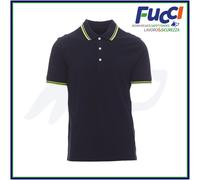 Payper SKIPPER Polo Uomo Cotone Piquet Manica Corta con Bordini a Contrasto