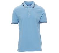 PAYPER SKIPPER Polo Uomo Manica Corta Cotone 3 bottoni Bordini a Contrasto