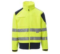 PAYPER Soft-Shell SCREEN Giacca Invernale Alta Visibilità da Uomo Rifrangente