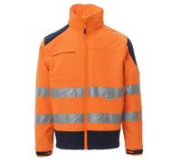 PAYPER Soft-Shell SCREEN Giacca Invernale Alta Visibilità da Uomo Rifrangente