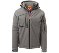 Payper STREAM PAD Giacca Softshell Imbottito Colletto Pile Uomo Cappuccio Tasche