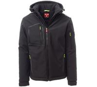Payper STREAM PAD Giacca Softshell Imbottito Colletto Pile Uomo Cappuccio Tasche