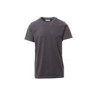 PAYPER Sunrise T-Shirt Girocollo da Uomo a Mezza Manica in Cotone 190 Gr, Colore: Antracite, Taglia: M