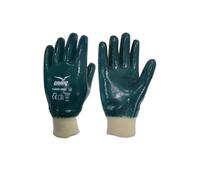 Payper TANKER NBR2 Guanti da lavoro 100% cotone spalmato gomma nitrilica tutto rivestito polsino in maglia Blu, Conf. 12 paia (9)