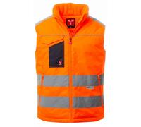 Payper TASK Gilet Alta Visibilità Catarifrangente Imbottito Collo Pile Casacca