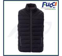 Payper TIME Gilet Uomo Imbottito Leggero Smanicato da Lavoro con Tasche Zip