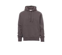 PAYPER Toronto Felpa con Cappuccio da Uomo Manica Lunga a Giro Misto Cotone Tasche a Marsupio Polsini Vita in Costina Elasticizzata Grigio Smoke (3XL)