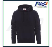 Felpa uomo cappuccio tasche marsupio maglia cotone Toledo Payper anche 4xl 5xl