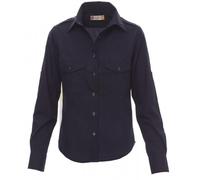 Payper TROPHY LADY Camicia Sfiancata Donna Manica Lunga 100% Cotone Bottoni