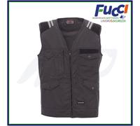 Gilet tecnico leggero estivo da lavoro multitasche bicolore cotone Payper Tucson