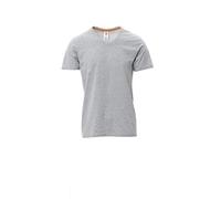 Payper Maglia Melange Collo a V Jersey misto cotone Uomo Grigio 3XL