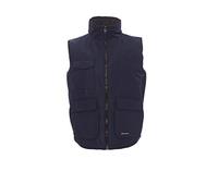 PAYPER WANTED Giubbotto Smanicato Unisex Gilet Imbottito, colore: Blu navy/Blu Royal, Taglia: XXL