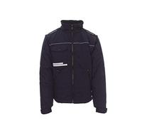 PAYPER Warm 2.0 Giubbino Uomo da Lavoro Misto Poliestere Cotone Chiusura Zip Tasca Multifunzione Interno Trapuntato Blu Navy (L)