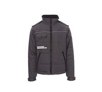 PAYPER Warm 2.0 Giubbino Uomo da Lavoro Misto Poliestere Cotone Chiusura Zip Tasca Multifunzione Interno Trapuntato Grigio Smoke (M)