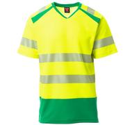 Payper WAY T-Shirt Maglia Alta Visibilità Manica Corta Bicolore Scollo a V