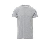 PAYPER WEAR - Print T-Shirt da Uomo in 100% Cotone con Girocollo e Manica Corta, Disponibile in Diversi Colori - Grigio Melange (5XL)