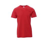 PAYPER WEAR - Print T-Shirt da Uomo in 100% Cotone con Girocollo e Manica Corta, Disponibile in Diversi Colori - Rosso (3XL)