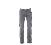 Payper West Pantaloni da Lavoro da Uomo Jeans Denim Misto Cotone Multi Tasche Laterali Porta Metro Stone Wash