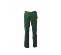 PAYPER Worker Pantalone Cargo Unisex da Lavoro 100% Cotone Multistagione, Colore: Verde, Taglia: XL