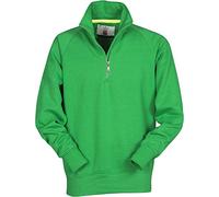 Felpa Uomo Con Mezza Zip Senza Cappuccio in Cotone da Lavoro Invernale Payper