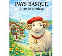 pays basque: livre de coloriage