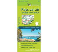 PAYS VAROIS 11114 CARTE ZOOM MICHELIN KAART: Map: 114
