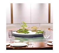 Paysage de Table Tavolo da pranzo per hotel, giradischi decorativo centrale grande tavolo rotondo in stile cinese design paesaggistico micro paesaggio Paysage simulé de la Table Ronde (90 cm)