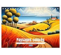 Paysages colorés (Calendrier de bureau 2026 DIN A5 vertical), CALVENDO calendrier mensuel: Découvrez la beauté intemporelle de la campagne tout au ... paysages campagnards aux couleurs éclatantes.