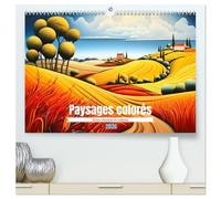 Paysages colorés (Calendrier mural 2026 DIN A2 vertical) calendrier de bureau: Découvrez la beauté intemporelle de la campagne tout au long de l'année à travers un voyage visuel capturant la magie des paysages campagnards aux couleurs éclatantes.